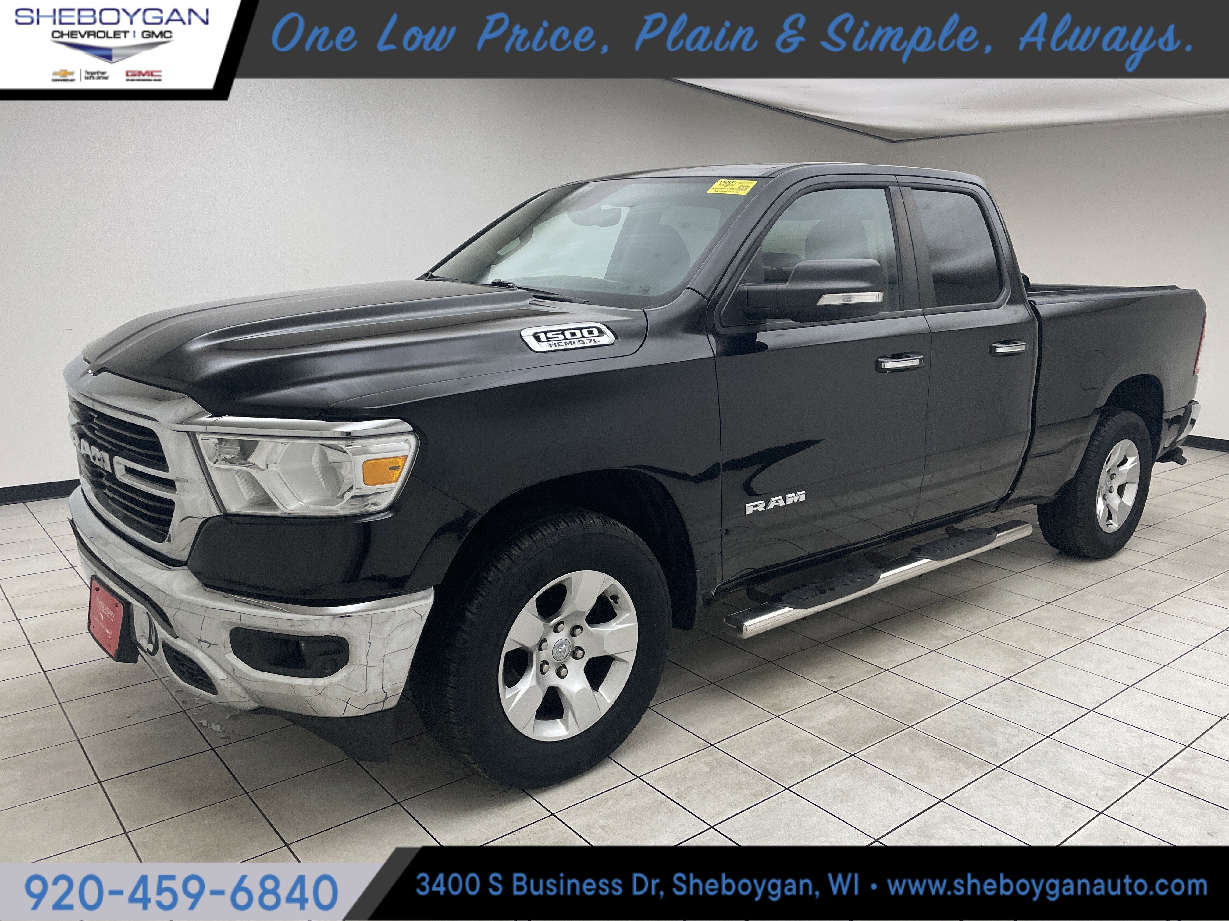 2020 RAM 1500 Big Horn Quad Cab 4x4 6'4' Box