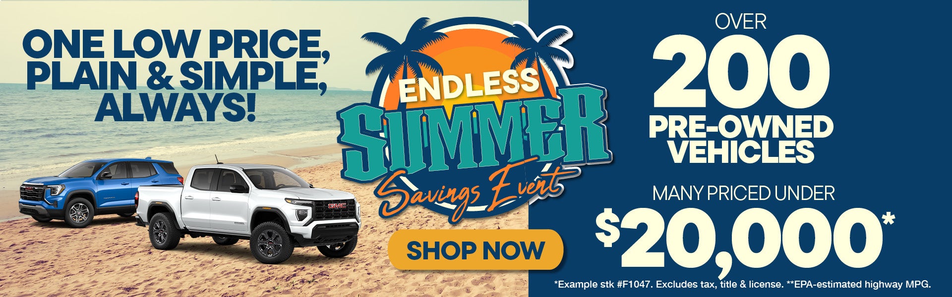 Preowned Specials